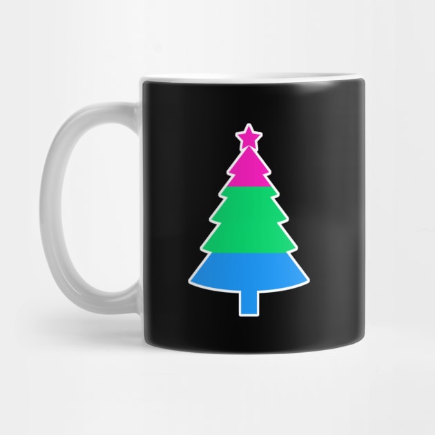 Christmas Tree LGBT Flag Polysexual by aaallsmiles